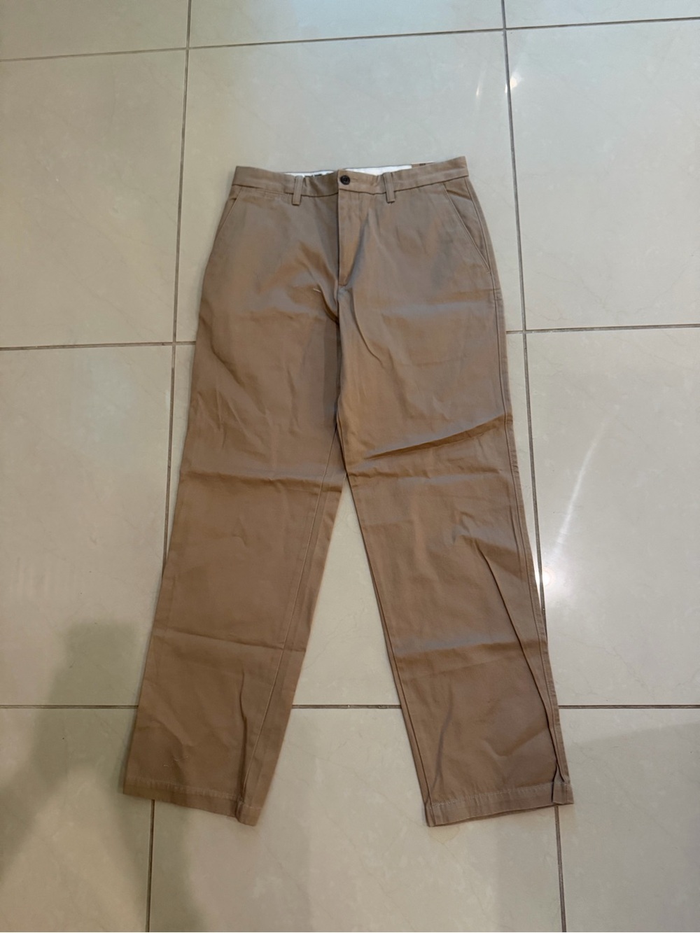 Men's Straight-Leg Chino Pants - Tan
